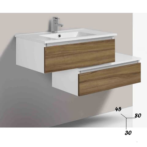 MOVEL WC 80 CNJ SUSP XARLIE 1G 2pcs