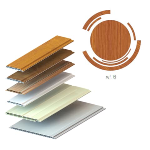 FORRO PVC EXTERIOR REVESTIDO 150mm  REF.10
