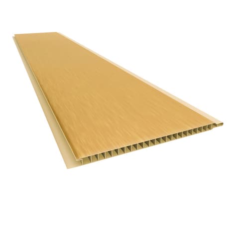 FORRO PVC INTERIOR LISO 100mm MADEIRA