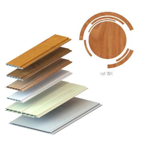 FORRO PVC INTERIOR REVESTIDO 100mm  REF.104