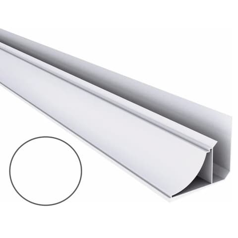 MOLDURA PVC FORRO INTERIOR BRANCO LISO *