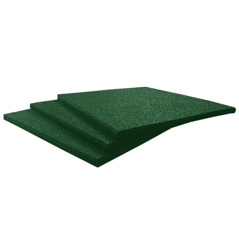 PAVIMENTO SEG.BORRACHA VERDE 100x100x0,43 cm