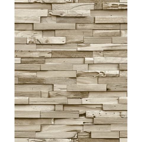 PAPEL DE PAREDE 10X0.53m CIARA TIRAS MADEIRA A64002