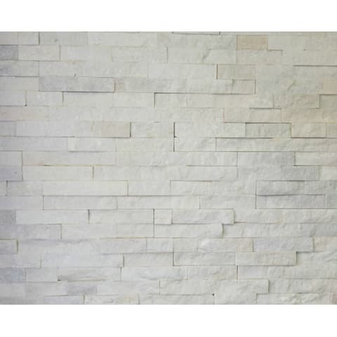 PEDRA QUARTEZITO BRANCO MURAL CROSS CUT SW 55x15