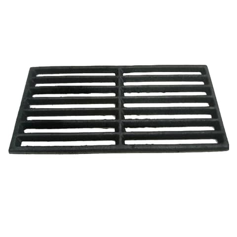 GRELHA FERRO FUNDIDO RECTANGULAR DUPLA 43x34