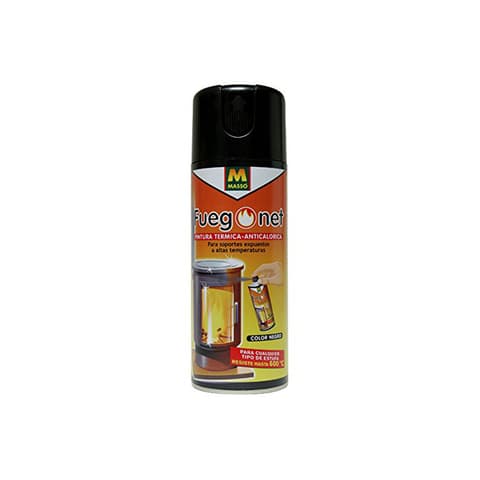 SPRAY TINTA TERMICO P/RECUP MASSO PRETO 600°C 400ML 231096