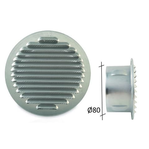VENTILADOR REDONDO ALUMINIO c/encaixe