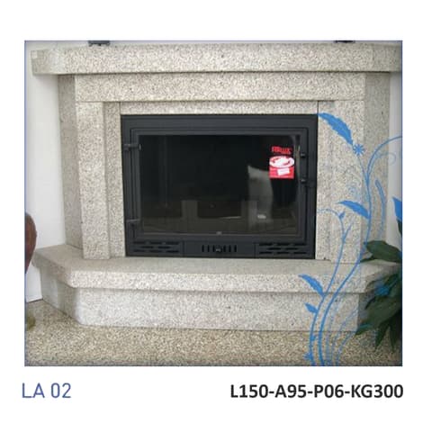 LAREIRA GRANITO LA-02 FRENTE L150 x A095 x F60
