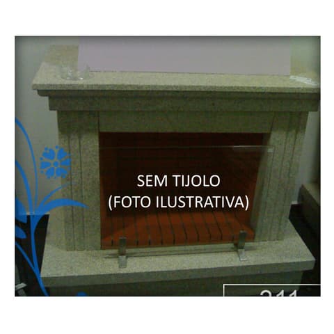 LAREIRA GRANITO LA-36 FRENTE L120 x A100 x P75