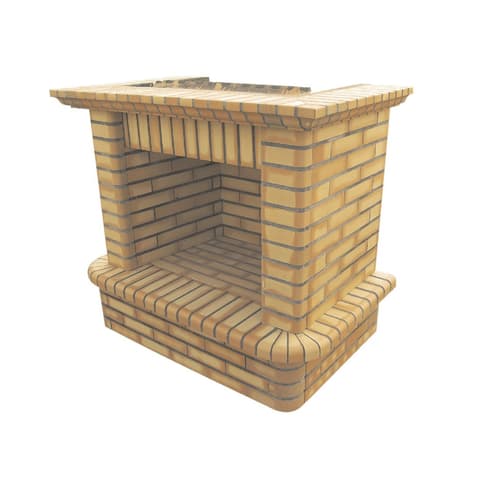 LAREIRA TIJOLO REFRACTARIO REF.02 70cm