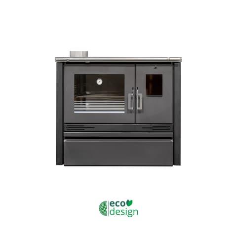 FOGAO LENHA C/FORNO+GAVETA ME16 PRETO PV
