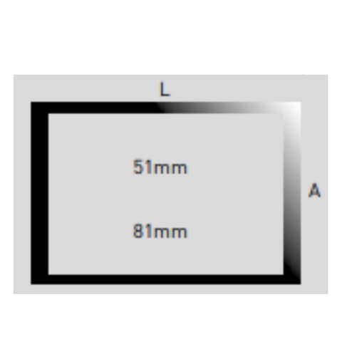 MOLDURA RECUP.4 LADOS CRISTAL 51mm