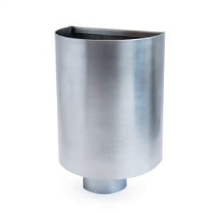 CAPITEL ZINCADO OVAL C/SAIDA Ø75