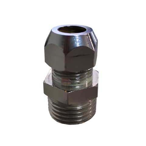 CASQUILHO CROMADO C/PORCA 1/2x10m