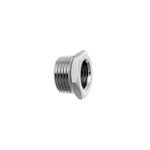 PORCA CROMADA REDUÇAO ½"x3/8"