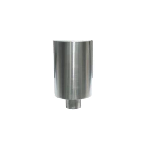 CAPITEL INOX BRILHO OVAL C/SAIDA