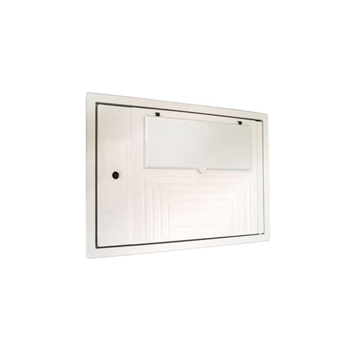 CAIXILHO PVC C/PORTA CONTAD.AGUA 50x35