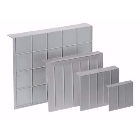PLACA SIFONADA PVC P/CX.VISITA 40x40