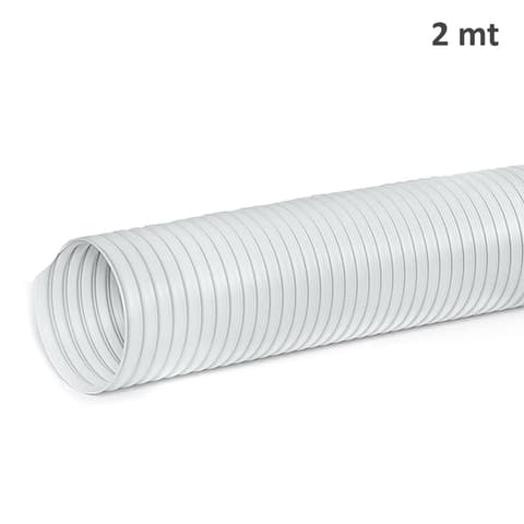 TUBO ALUMINIO EXAUSTOR BRANCO 2MTS