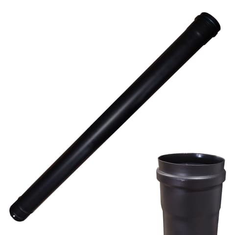 TUBO PRETO ESTUFA Ø080 1MT pellets